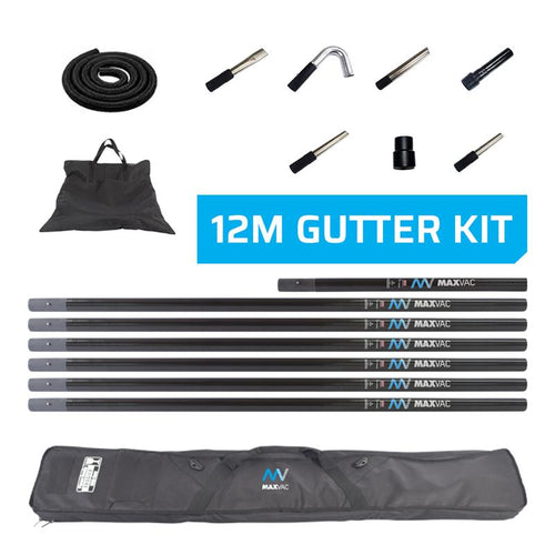 EasyReach Gutter Cleaning Professional Kit, Carbon Fiber, 12m