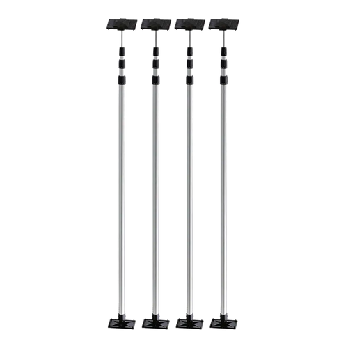 MAXVAC DustBarrier Telescopic Pole 1.10 - 3.10m, Set of 4 in Carry Case