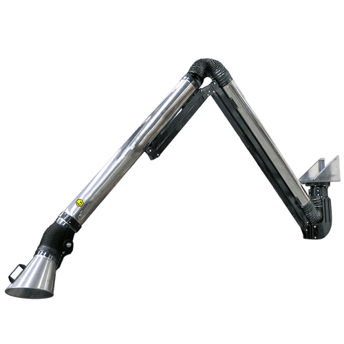 SUPRA Accessory - ATEX certified stainless steel suction arm ø 150mm/ L 3m