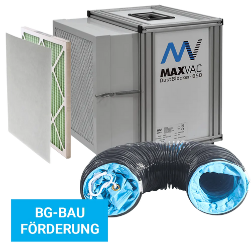 DUSTBLOCKER® DB650, BG-BAU + Ersatzfilter-Set