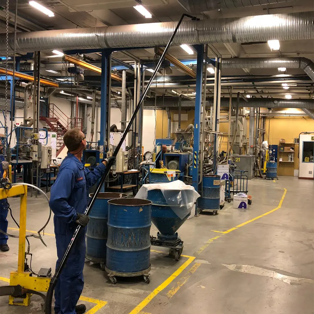 EasyReach Experten-Staubset, 13m, Kohlefaser-Saugrohre