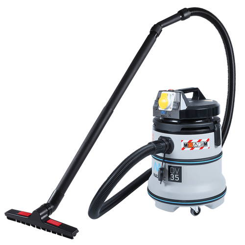 MAXVAC Dura M-Class 35Ltr Wet/Dry Vacuum with Manual Filter-Clean DV35-MB, DV-35-MB-110
